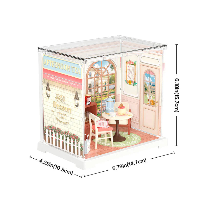 Robotime Rolife Honey Tea Lounge DIY Miniature House DWS02B