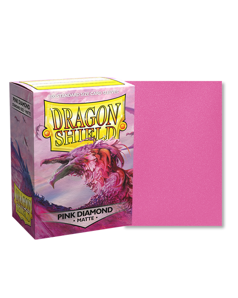 Dragon Shield: Pink Diamond - Matte Sleeves - Standard Size (100)