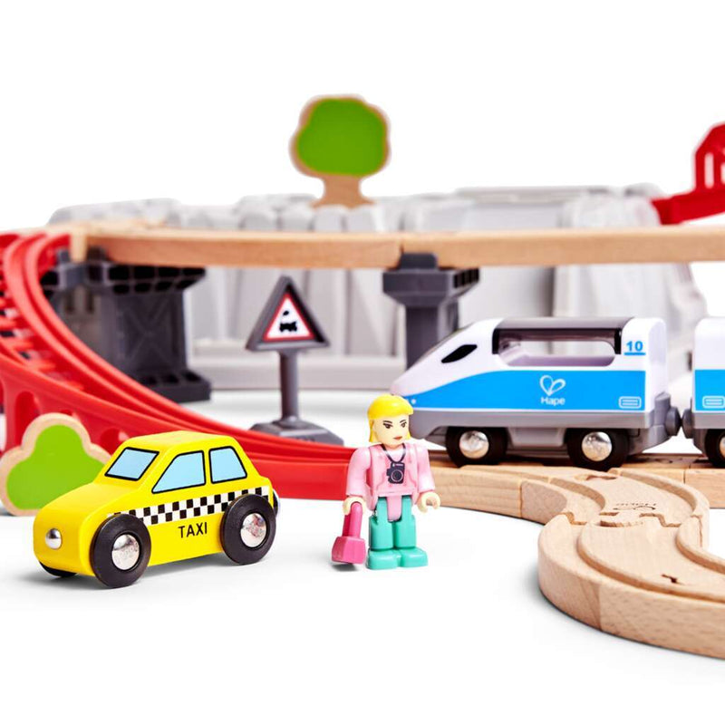 Hape City Train Bucket Set