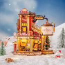 Robotime ROKR Christmas Dream Gift Factory Wooden Music Box EAB01 (Back Order)