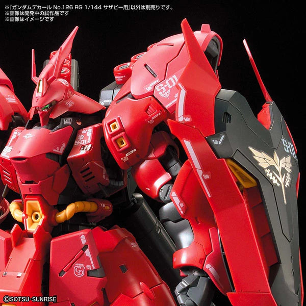 GUNDAM DECAL 126 RG 1/144 Sazabi