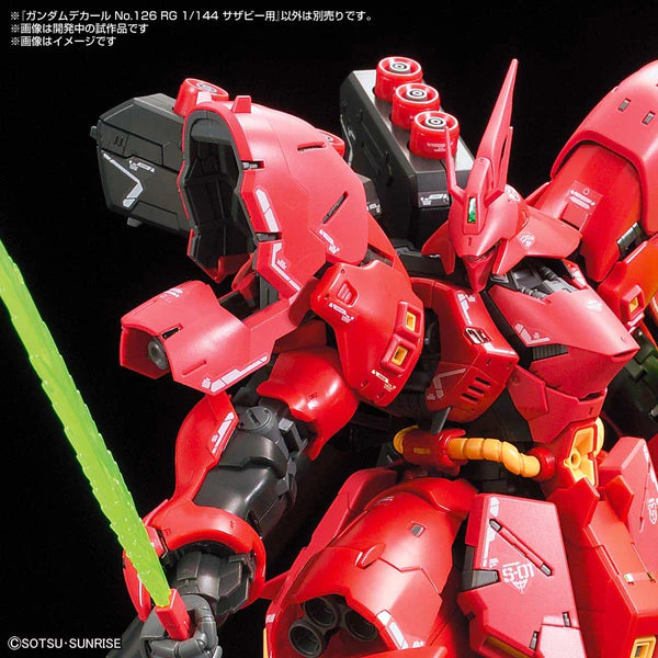 GUNDAM DECAL 126 RG 1/144 Sazabi