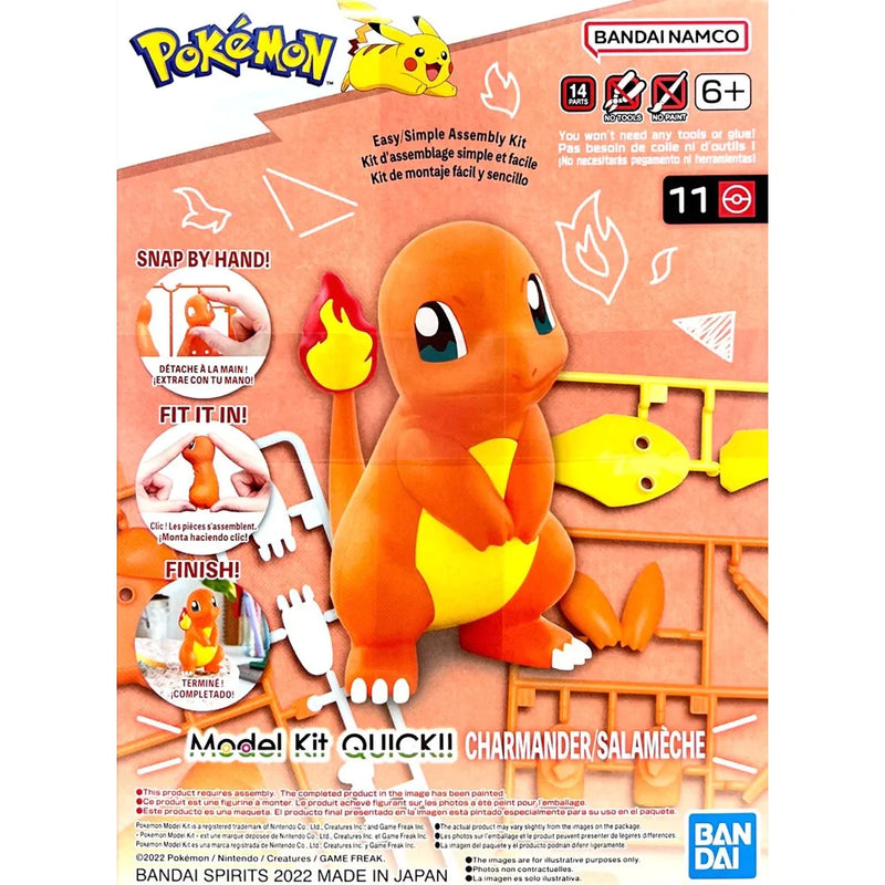 POKEMON - MODEL KIT QUICK!! 11 CHARMANDER