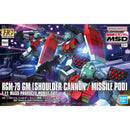 GUNDAM - HG 1/144 GM (SHOULDER CANNON / MISSILE POD)