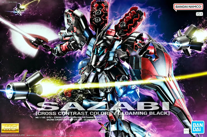 (PREMIUM-BANDAI) GUNDAM - MG 1/100 MSN-04 SAZABI [CROSS CONTRAST COLORS / GLOAMING BLACK]