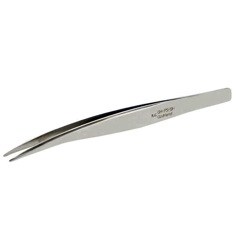 GodHand - PS-SH Pincet SakiHiro Tweezers Wide Width Tip Stainless Steel