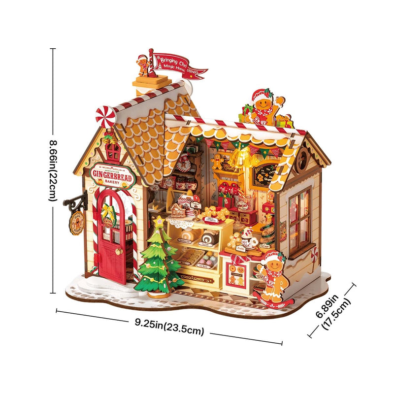 Robotime Rolife DIY Miniature House - Gingerbread House DG176 (Pre-Order)