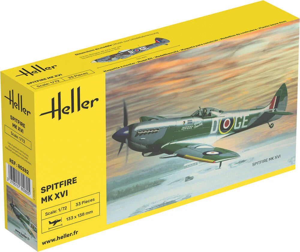 heller-1-72-supermarine-spitfire-mk-xvi