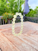 Natural Lemon Citrine Round Bead Bracelet – 10mm