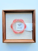 Natural Strawberry Quartz Curved Bead Bracelet