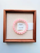 Natural Rose Quartz Barrel Bead Bracelet