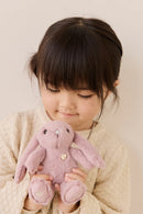 JAMIE KAY SNUGGLE BUNNIES - PENELOPE THE BUNNY KEY CHARM - PERIWINKLE 15CM