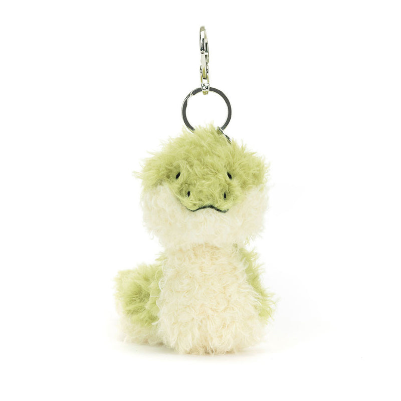 JELLYCAT LITTLE SNAKE BAG CHARM GREEN 16X5X16CM
