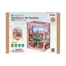 Robotime ROKR Strolling in the Sunshine Mechanical Book Nook LKS01