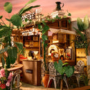 Robotime Rolife Leafree Café DIY Miniature House DH201 (Pre-Order)