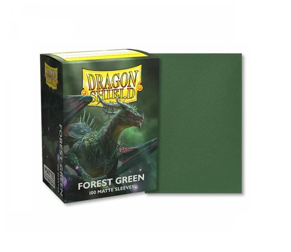 dragon-shield-forest-green-matte-sleeves-standard-size-100