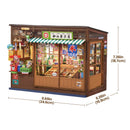 Robotime Rolife Nostalgic Corner Shop DIY Book Nook TGE05 (Pre-Order)
