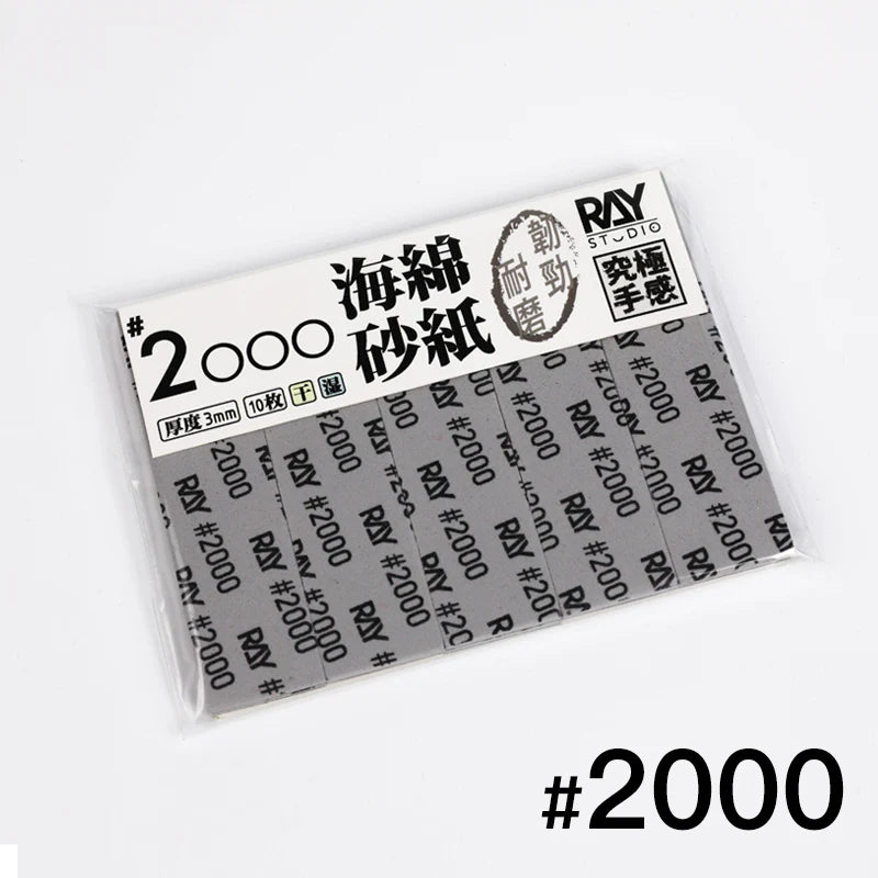 Ray Studio Model Kit Sanding Sponge - 3MM (10 pcs)