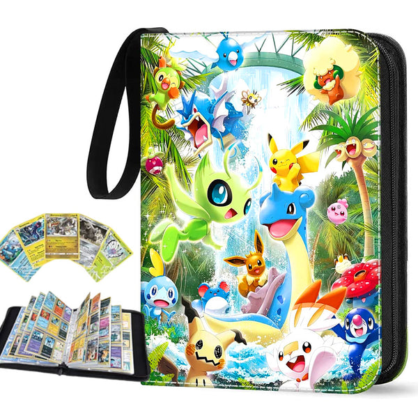 Trading Card Binder - Pokemon Celebi & Lapras (9-Pocket)