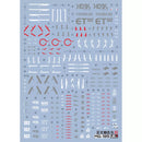 GUNDAM DECAL 195 MG 1/100 JUSTICE GUNDAM