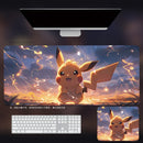 Card Game Playmat & Mouse Pad 800×300×3mm - Pikachu