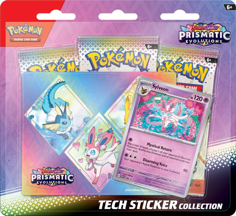 Pokemon TCG: Scarlet & Violet 8.5 Prismatic Evolutions Tech Sticker Co