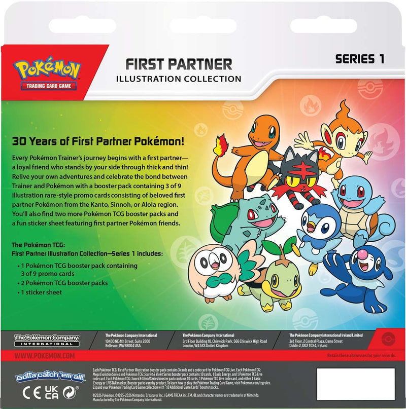 Pokemon TCG: First Partner Illustration Collection - Series 1 (Limit 2