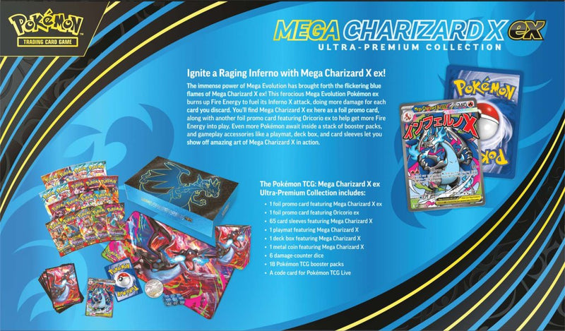 Pokemon TCG: Mega Charizard X ex Ultra Premium Collection (Pre-Order)(Limit 2 per Customer)
