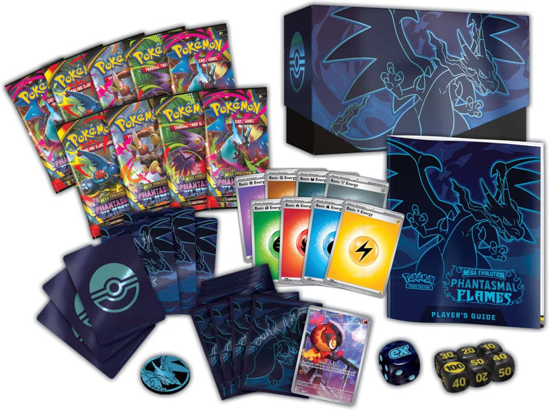 Pokemon TCG Mega Evolutions 2 Phantasmal Flames Elite Trainer Box (Pre-Order)(Limit 2 per Customer)