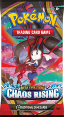 Pokemon TCG: Mega Evolution Chaos Rising Booster (Limit 2 per Customer)(Back Order)