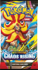 Pokemon TCG: Mega Evolution Chaos Rising Booster (Limit 2 per Customer)(Back Order)