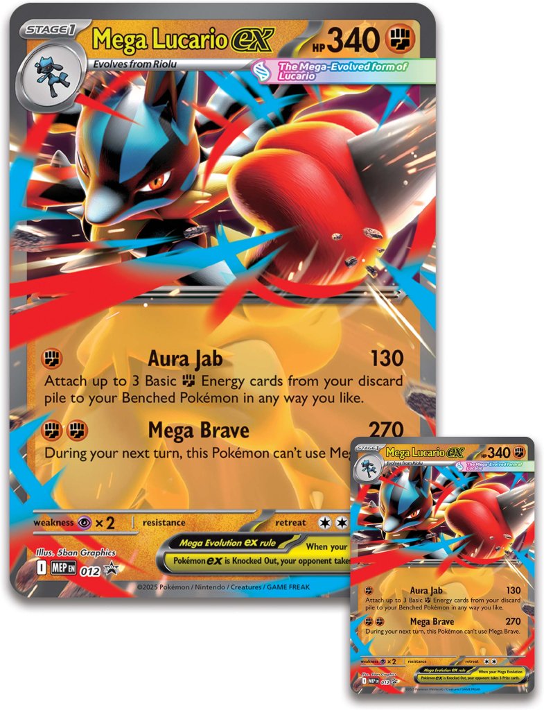 Pokemon TCG: Mega Lucario ex Figure Collection (Pre-Order)