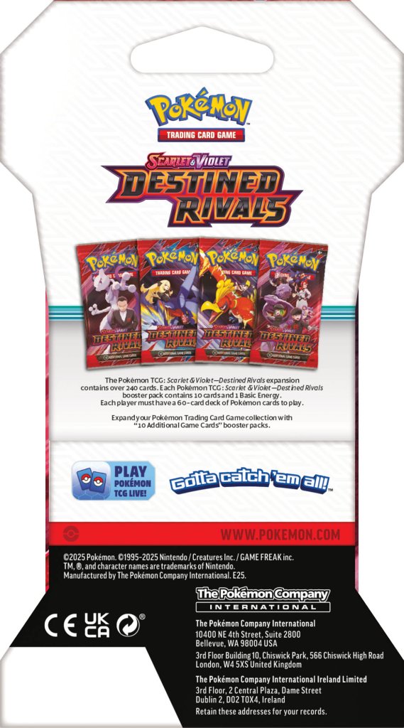 Pokemon TCG: Scarlet & Violet Destined Rivals Blisters (Pre-Order)