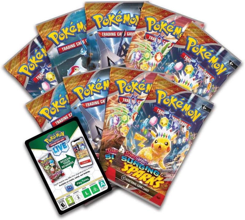 Pokemon TCG: Scarlet & Violet 8 Surging Sparks Elite Trainer Box (Pre- Pokemon TCG: Scarlet & Violet 8 Surging Sparks Elite Trainer Box (Pre-