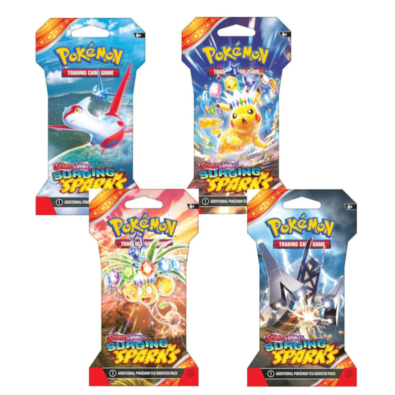 Pokemon TCG: Scarlet & Violet 8 Surging Sparks Blisters (Pre-Order) Pokemon TCG: Scarlet & Violet 8 Surging Sparks Blisters (Pre-Order)