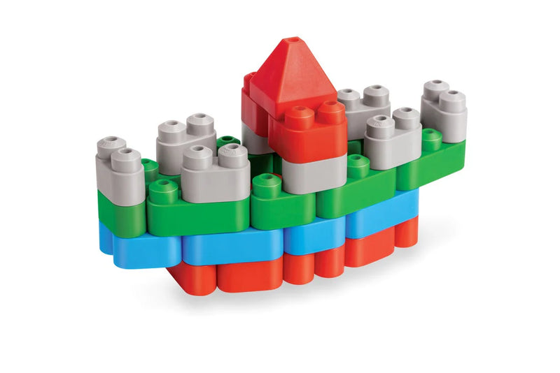 Poly M Building Bricks Hape PolyM Building Block Tub - 128p