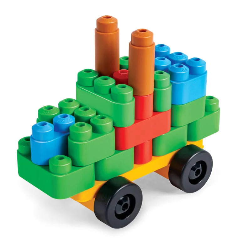 Hape PolyM Building Block Tub - 128p