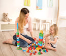 Hape PolyM Building Block Tub - 128p
