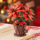 Robotime Rowood Poinsettia DIY Flower Bouquet 3D Wooden Puzzle TF001