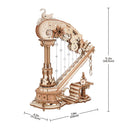 Robotime ROKR Magic Harp Music Box 3D Wooden Puzzle AMK71