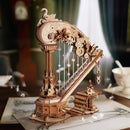 Robotime ROKR Magic Harp Music Box 3D Wooden Puzzle AMK71