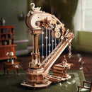 Robotime ROKR Magic Harp Music Box 3D Wooden Puzzle AMK71