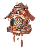 Robotime ROKR Christmas Cuckoo Clock Mechanical 3D Wooden Puzzle LCB01