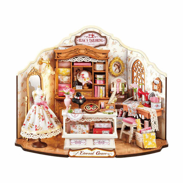 Robotime Rolife Elsa's Tailoring DIY Miniature House DG178 (Pre-Order)