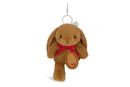 JAMIE KAY SNUGGLE BUNNIES - PENELOPE THE BUNNY KEY CHARM - TOFFEE 15CM