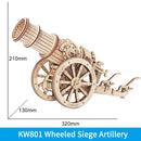 Robotime ROKR Wheeled Siege Artillery KW801