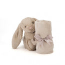 JELLYCAT BASHFUL BEIGE BUNNY SOOTHER BROWN 34X34X15 CM