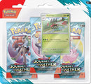 Pokemon TCG: Scarlet & Violet 9 Journey Together Three Booster Blister (Pre-Order)