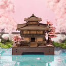 Robotime Rolife Sakura Pavilion 3D Wooden Puzzle TGA07 (Pre-Order)