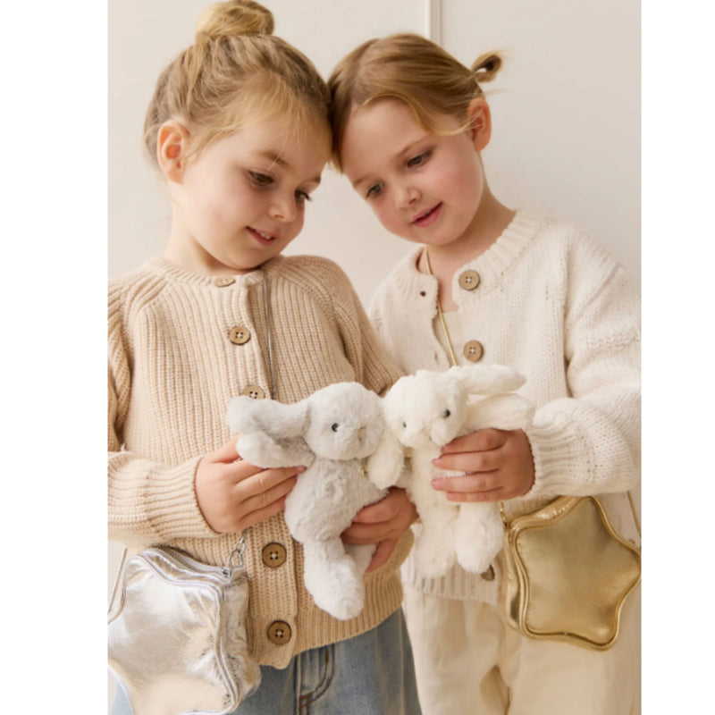 JAMIE KAY SNUGGLE BUNNIES - PENELOPE KEY CHARM - BLUSH 15CM